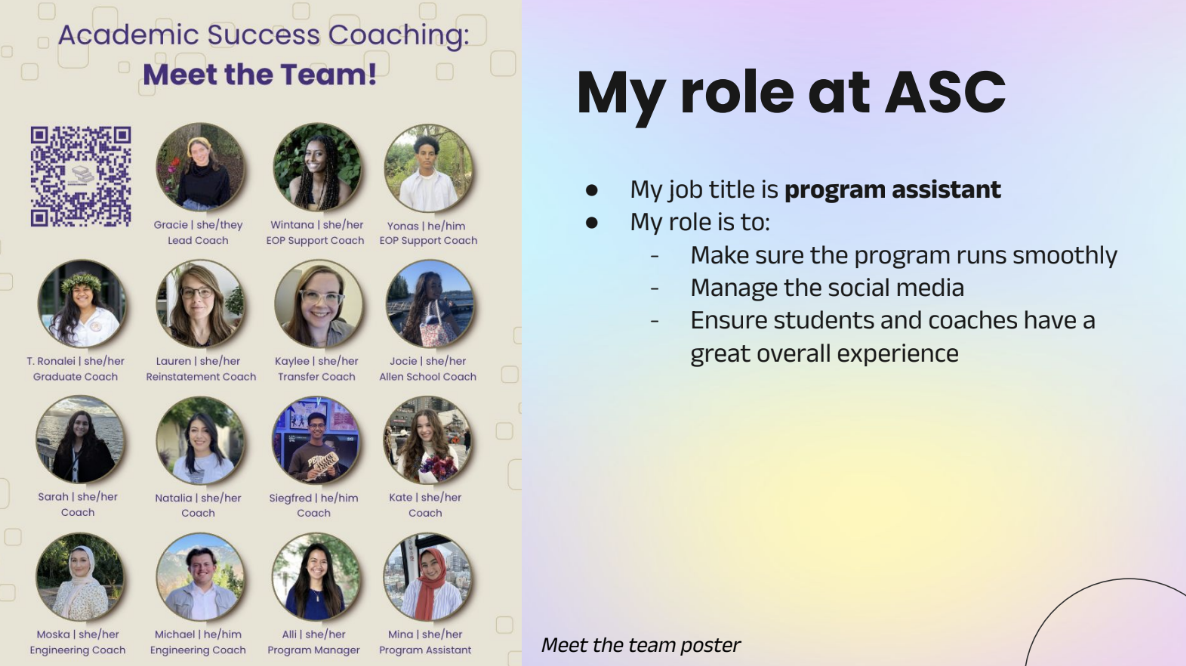 slide 2 of the academic success coaching research deck